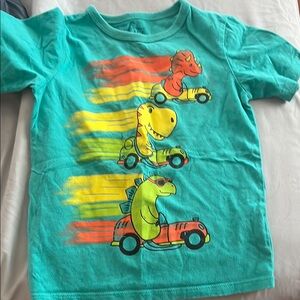 The Children’s Place 4t Kids' Dinosaur Graphic Tee teal